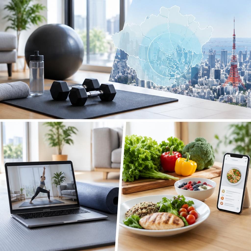 ジムに行けない日も大丈夫。自宅トレーニングと食事指導でサポート